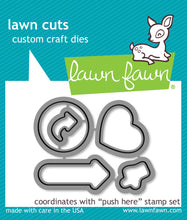 Load image into Gallery viewer, Lawn Fawn - Push Here - Stamp and Die Bundle