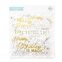 Load image into Gallery viewer, Pinkfresh Studio - Foiled Ephemra Pack - Sentiments