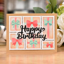 Load image into Gallery viewer, Waffle Flower - Postage Collage Gifts Stencil