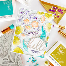 Load image into Gallery viewer, Pinkfresh Studio - Foilage Flair - Stamp Set, Die Set and Stencil Set Bundle