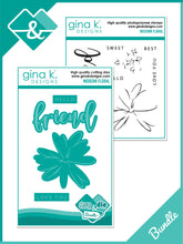 Load image into Gallery viewer, Gina K Designs - Modern Floral - Stamp Set and Die Set Bundle
