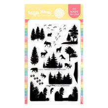 Load image into Gallery viewer, Waffle Flower - Postage Collage Forest Sunset Stamp Set