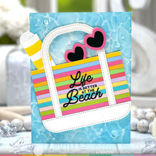 Load image into Gallery viewer, Waffle Flower - Beach Tote Combo - Stamp Set and Die Set Bundle