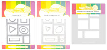 Load image into Gallery viewer, Waffle Flower - Postage Collage Die and Stencil Bundle