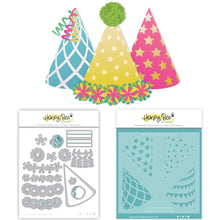 Load image into Gallery viewer, Honey Bee Stamps - Party Hat - Die Set and Stencil Set Bundle