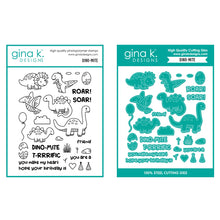 Load image into Gallery viewer, Gina K Designs - Dino-Mite - Stamp Set and Die Set Bundle
