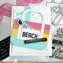 Load image into Gallery viewer, Waffle Flower - Beach Tote Combo - Stamp Set and Die Set Bundle