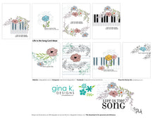 Load image into Gallery viewer, Gina K Designs - Life is the Song - Stamp Set and Die Set Bundle