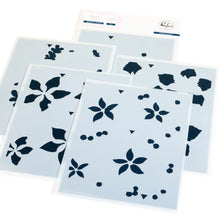 Load image into Gallery viewer, Pinkfresh Studio - Whispers of Poinsettias - Stencil Set and Die Set Bundle