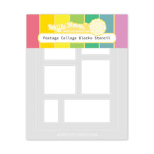 Load image into Gallery viewer, Waffle Flower - Postage Collage Die and Stencil Bundle