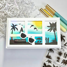 Load image into Gallery viewer, Waffle Flower - Postage Collage Mini Slimline Blocks Die