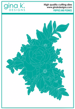 Load image into Gallery viewer, Gina K Designs - Poppies and Peonies - Stamp Set and Die Set Bundle