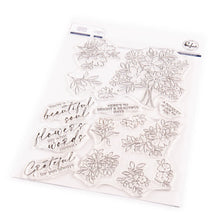 Load image into Gallery viewer, Pinkfresh Studio - Flowers For The Soul - Stamp Set, Die Set, Stencil Set and Washi Tape Bundle