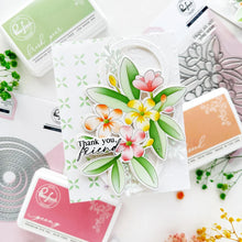 Load image into Gallery viewer, Pinkfresh Studio - Plumeria - Stamps, Dies, Stencils and Press Plates Bundle