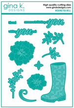 Load image into Gallery viewer, Gina K Designs - Wishing You Well - Stamp Set and Die Set Bundle
