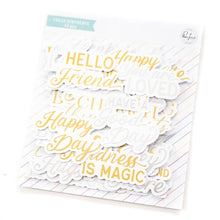 Load image into Gallery viewer, Pinkfresh Studio - Foiled Ephemra Pack - Sentiments