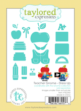 Load image into Gallery viewer, Taylored Expressions - Teacher Gnome - Dress Up Die Set