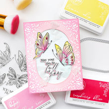Load image into Gallery viewer, Pinkfresh Studio - Butterfly Bliss - Stamps, Dies, Stencils and Press Plates Bundle
