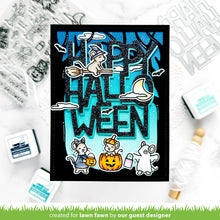 Load image into Gallery viewer, Lawn Fawn - Halloween Mice - Stamp, Die and Stencil Bundle