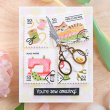 Load image into Gallery viewer, Waffle Flower - Postage Collage Sew Fun Stamp Set