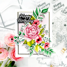 Load image into Gallery viewer, Gina K Designs - Poppies and Peonies - Stamp Set and Die Set Bundle