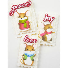 Load image into Gallery viewer, Memory Box - Peace Love Joy Stylish Script 94938