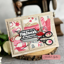 Load image into Gallery viewer, Waffle Flower - Postage Collage Sew Fun Stamp Set