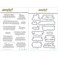 Load image into Gallery viewer, Honey Bee Stamps - Love You, Friend - Stamp Set and Die Set Bundle
