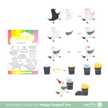 Load image into Gallery viewer, Waffle Flower - Happy Seagulls Die