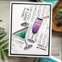 Load image into Gallery viewer, Gina K Designs - Cheers - Stamp Set and Die Set Bundle