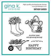 Load image into Gallery viewer, Gina K Designs - Birthday Garden Stamp Set
