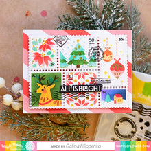 Load image into Gallery viewer, Waffle Flower - Postage Collage Die and Stencil Bundle