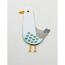 Load image into Gallery viewer, Birch Press Design - Block Print Happy Seagull - Style 57624