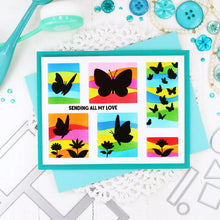 Load image into Gallery viewer, Waffle Flower - Postage Collage Wild Butterflies Stamp Set