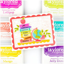 Load image into Gallery viewer, Taylored Expressions - Treat Your Self Clear Stamp Set - Back to School