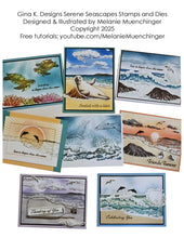 Load image into Gallery viewer, Gina K Designs - Serene Seascapes - Stamp Set and Die Set Bundle