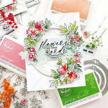 Load image into Gallery viewer, Pinkfresh Studio - Flowers For The Soul - Stamp Set, Die Set, Stencil Set and Washi Tape Bundle