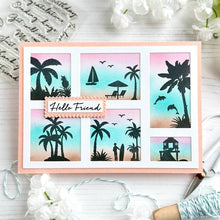 Load image into Gallery viewer, Waffle Flower - Postage Collage A6 Blocks Die