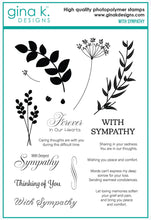 Load image into Gallery viewer, Gina K Designs - With Sympathy Stamp Set