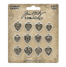 Load image into Gallery viewer, Tim Holtz - Idea-ology - Adornments-Hearts