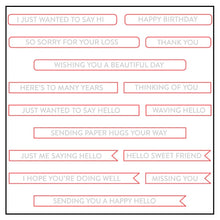 Load image into Gallery viewer, Honey Bee Stamps - Mini Messages - Stamp Set and Die Set Bundle