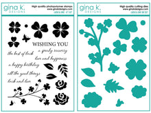 Load image into Gallery viewer, Gina K Designs - Luck and Love - Stamp Set and Die Set Bundle