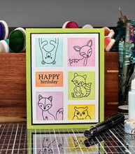 Load image into Gallery viewer, Gina K Designs - Stencil - Postage Grid 4” x 6”