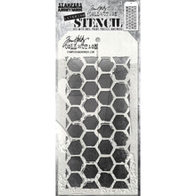 Load image into Gallery viewer, Stampers Anonymous - Tim Holtz - Layering Stencil Set - Brush Hex, Brush Mark and Brush Arch
