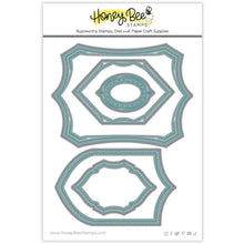 Load image into Gallery viewer, Honey Bee Stamps - Honey Cuts - Shield Layering Frames