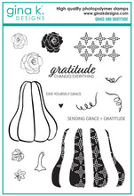 Load image into Gallery viewer, Gina K Designs - Grace and Gratitude - Stamp Set and Die Set Bundle