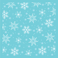 Load image into Gallery viewer, Honey Bee Stamps - Snowflakes Background - Set of 2 Layering Stencils