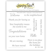 Load image into Gallery viewer, Honey Bee Stamps - Welcome Home - Stamp Set and Die Set Bundle