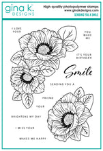 Load image into Gallery viewer, Gina K Designs - Sending You A Smile - Stamp Set and Die Set Bundle