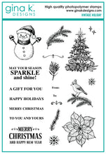 Load image into Gallery viewer, Gina K Designs - Vintage Holiday - Stamp Set and Die Set Bundle